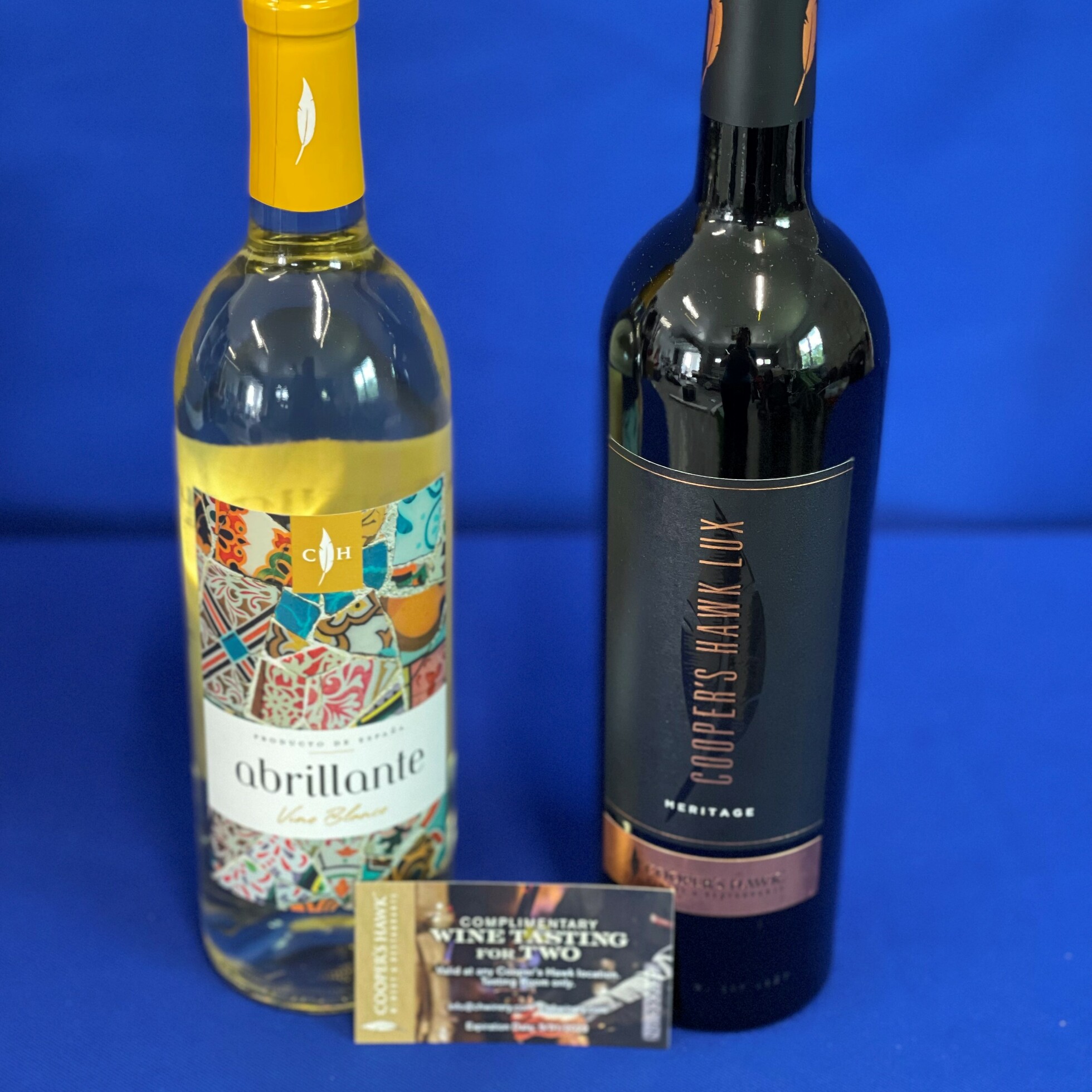 Cooper’s Hawk wine, wine tasting for 2 & 3 month wine subscription